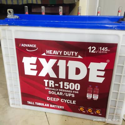 Exide Tubular Battery 12V