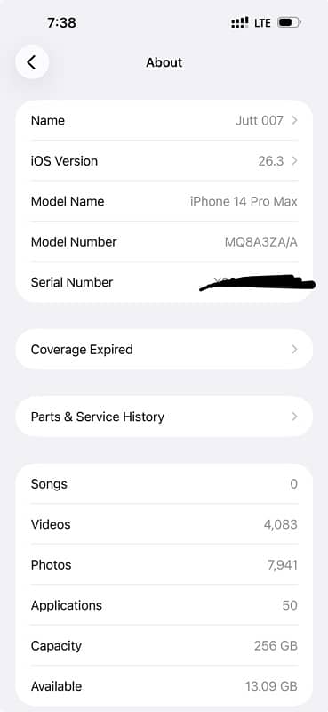 I phone 14 pro max factory unlock 79% battery health