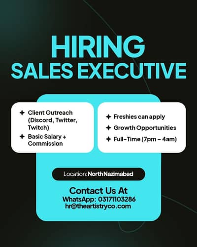 We’re Hiring – Sales Executives