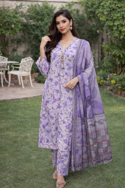 Signature Doria Lawn 3-Piece | All-Season Luxury Edit | Limited Stock