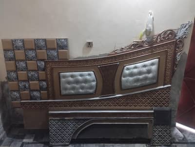 double bed and dressing