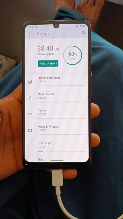 Aquos 05g Basic 6gb 64gb in Display finger super AMOLED screen