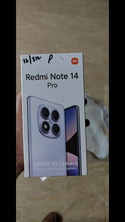 Redmi note 14 pro (12/512) official pack
