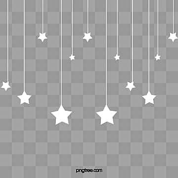Hanging stars (7 pieces)
