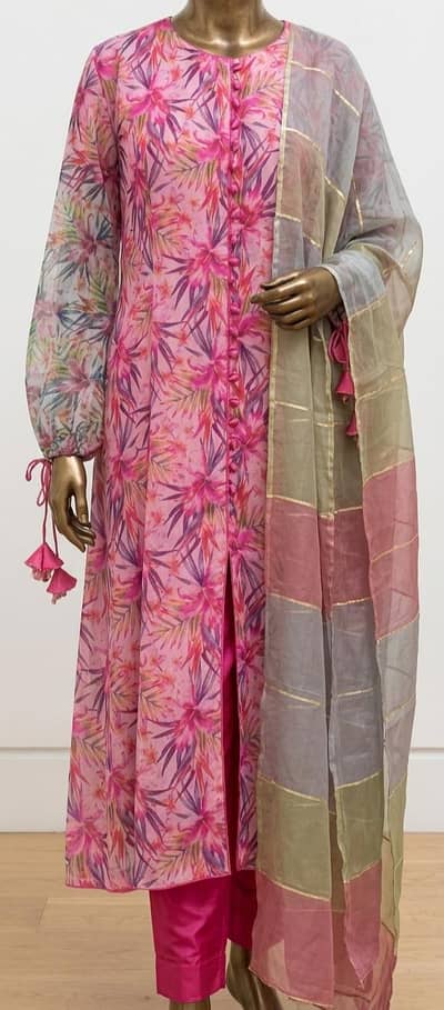 3 piece beautiful print suit