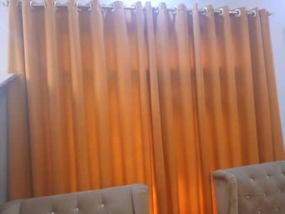Luxury Mustard Yellow Curtains with Double Lining (Astar)