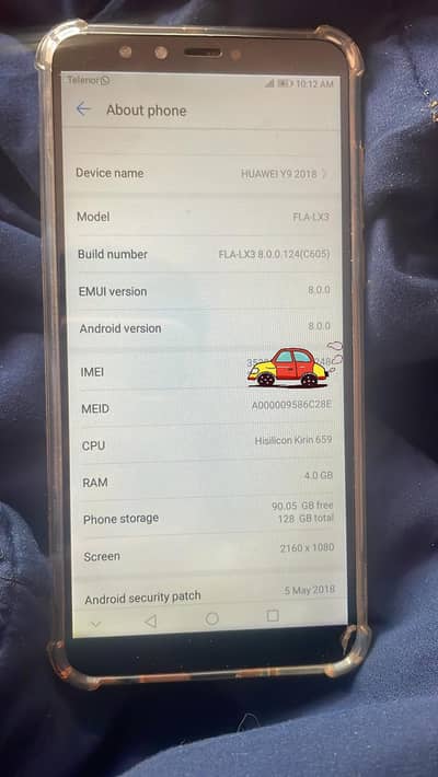 huawie y9 2018 (4/128)