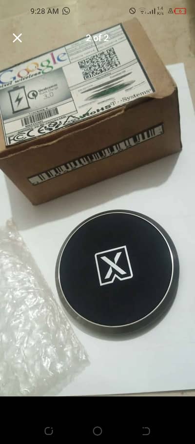 Wireless phone charger branded original
