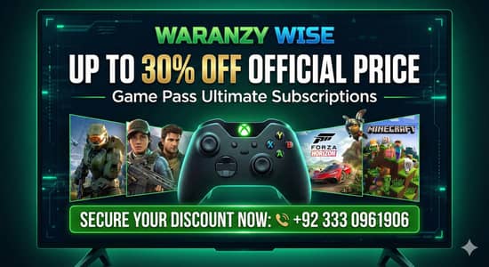 Xbox Games Or Subscriptions Available hain Genuine Warranty 100%