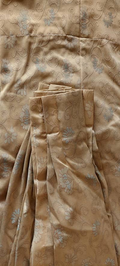 4-Pieces Curtains Set Each piece is 90(h)by 25(w)inches