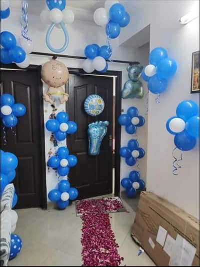 welcome baby balloon decoration
