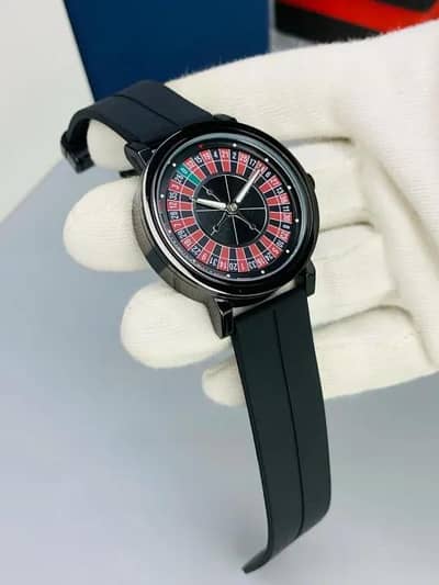 Caseno Style Dial Rotating Watch For Men