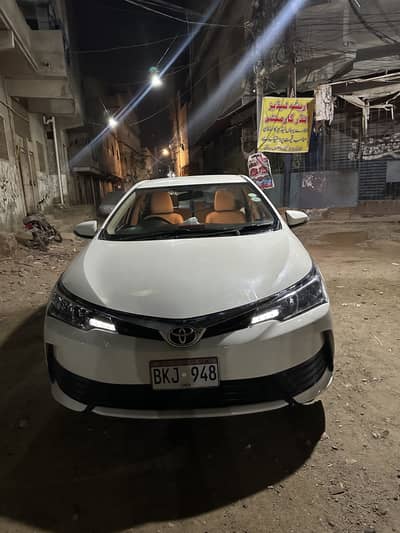 Toyota Corolla Xli low mileage first owner car 2017 end new shape