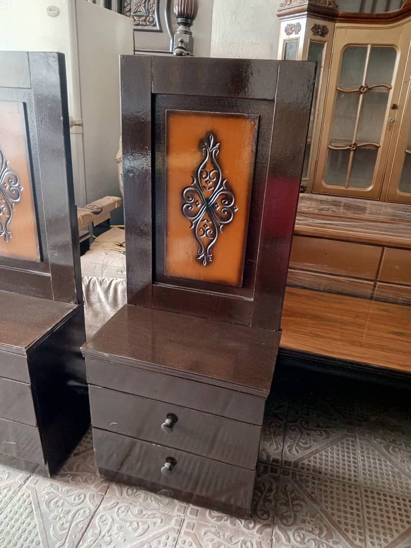 Double Bed With two side tables. 2