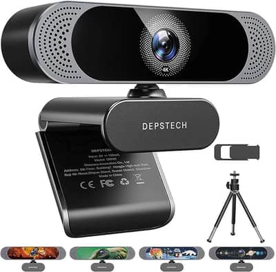 DEPSTECH 4K Webcam DW49, 8MP Equipped with Sony Sensor