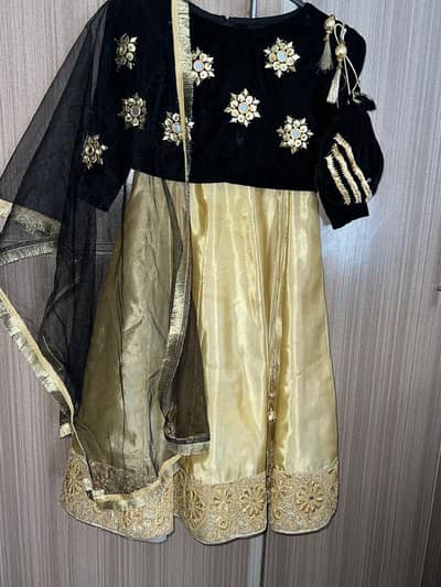 The Elegent lehnga choli set for girls (6-7 years)
