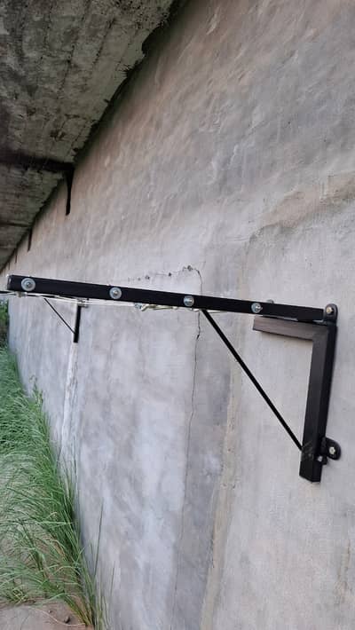 Folding Wall Mounted Cloth Drying Stand Heavy Duty Laundry RacK