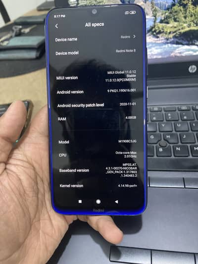 Redmi Note 8 (4/64) PTA Approved