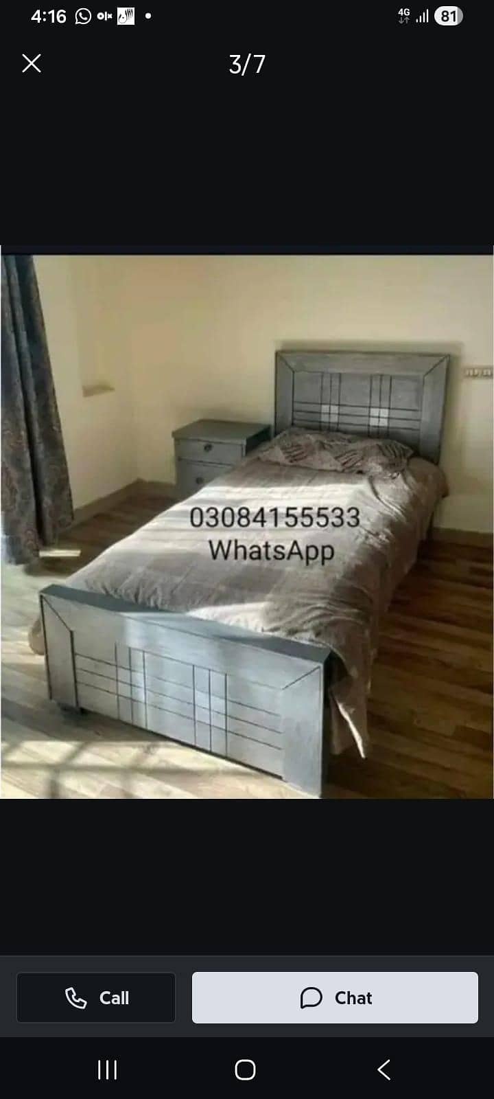 single bed wooden /Single Bed Solid wood 1