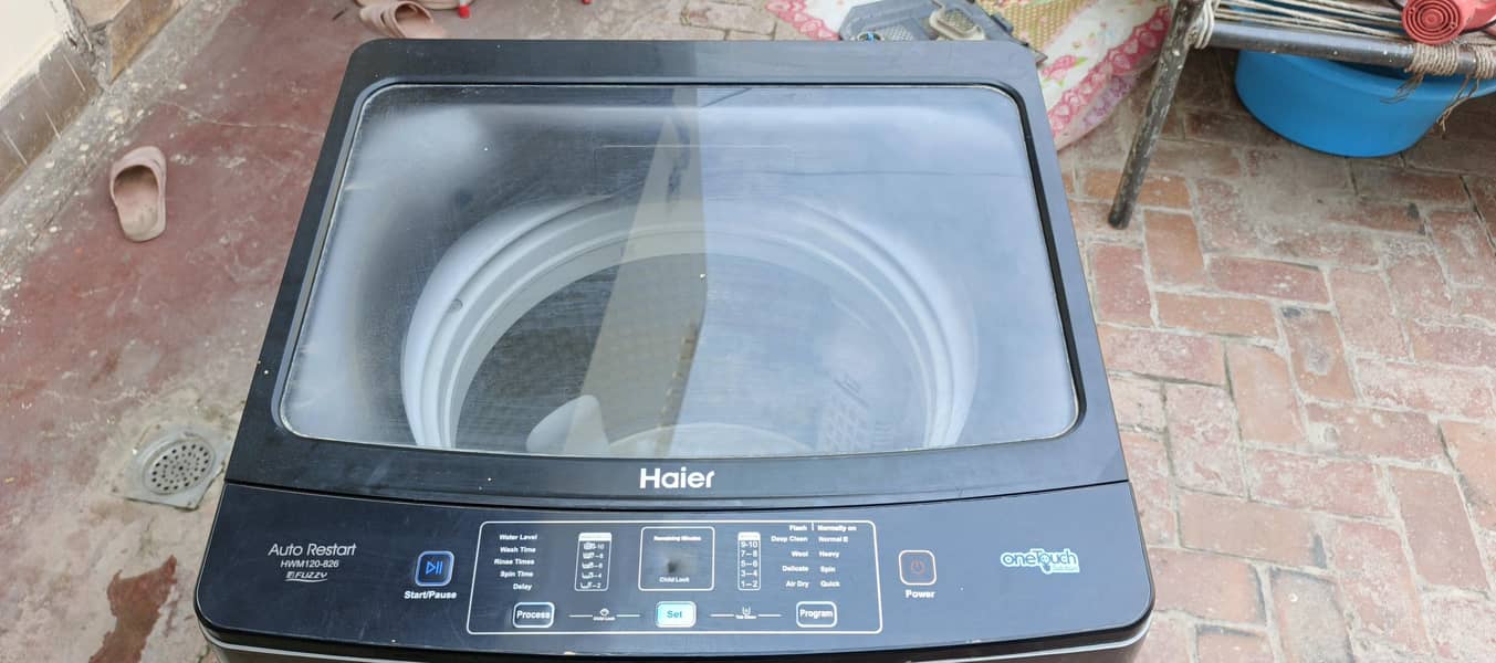 Haier fully automatic washing machine 0