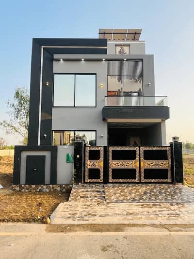 5 Marla Ultra Modern Design House Available For Sale Near Tooo Park And Masjid 4 KV Solar System Instal