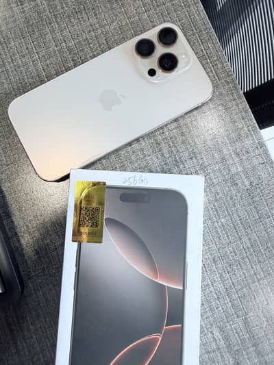 iPhone 16 pro PTA Approved 256 gb