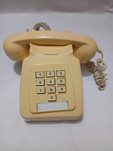 Antique classic vintage rotary old telephone set