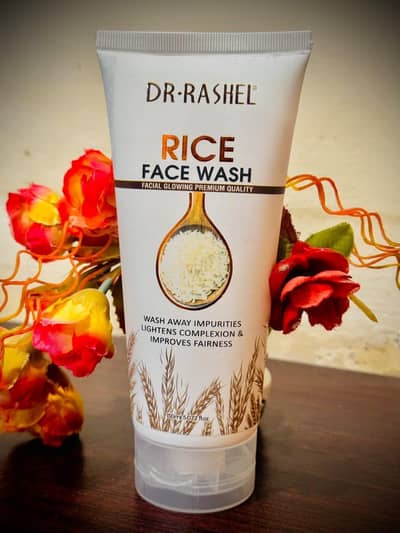 Dr rashil rice face wash 150 ml whitening acne scar removal