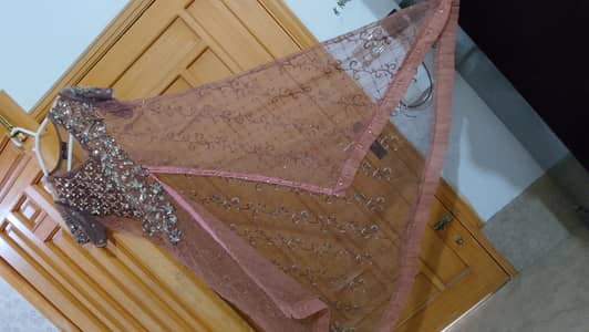 4 pieces pearl embroided maxi