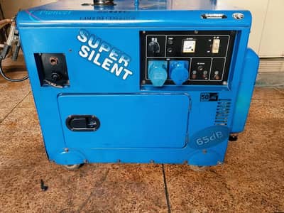 6 KVA soundproof generator lush condition 03329369511