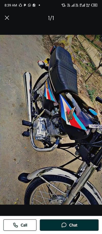 Honda 125cc bike argent for sale