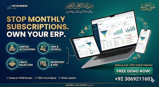 Custom Cloud ERP, CRM & Accounting Software | Setup on Your Domain