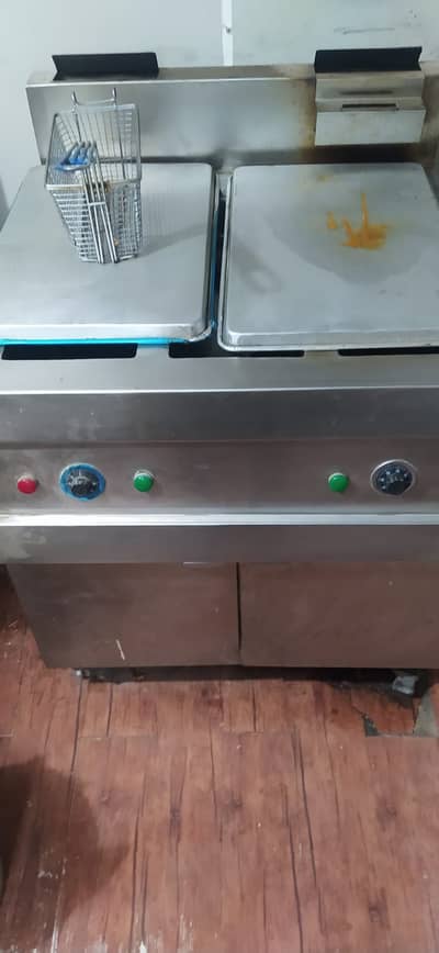 Commercial Fryer 16ltr Double Tank