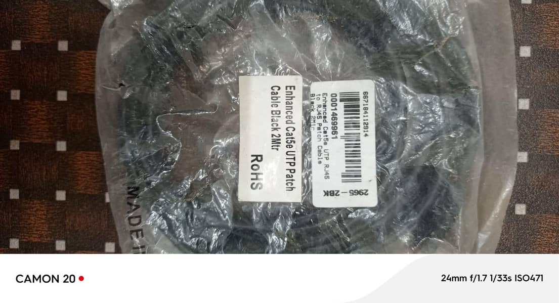 Pure Copper Branded Patch Cord  LAN Cable Multiple Lengths 5