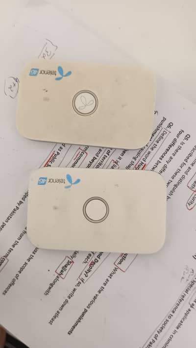 Telenor 4g device All sim working