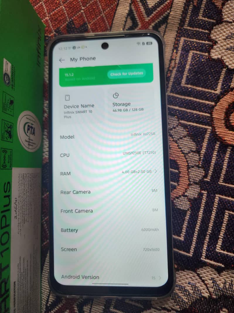 infinity Smart 10 puls 4+2/128 1