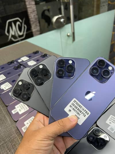 IPhone 14 Pro 128gb non pta 4month  sim work stock available
