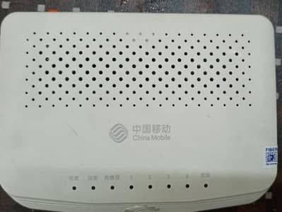 GPON ONT Router (China Mobile) with Adapter | Fiber