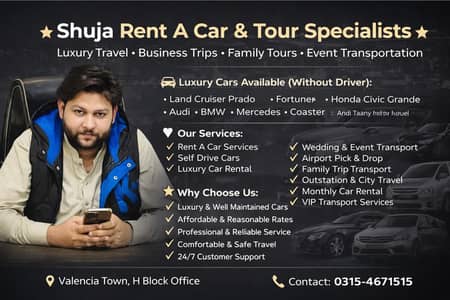 car rental on self | all car Available &tour specialist best service