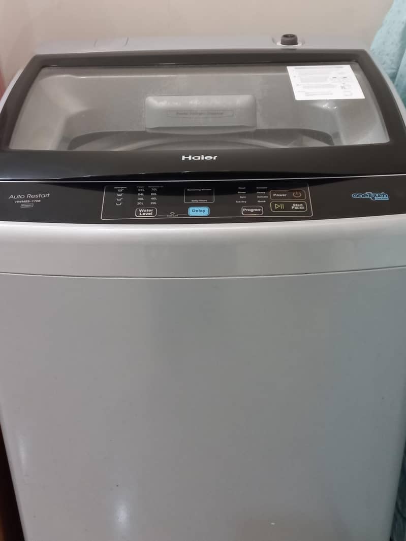 haier automatic washing machine 7