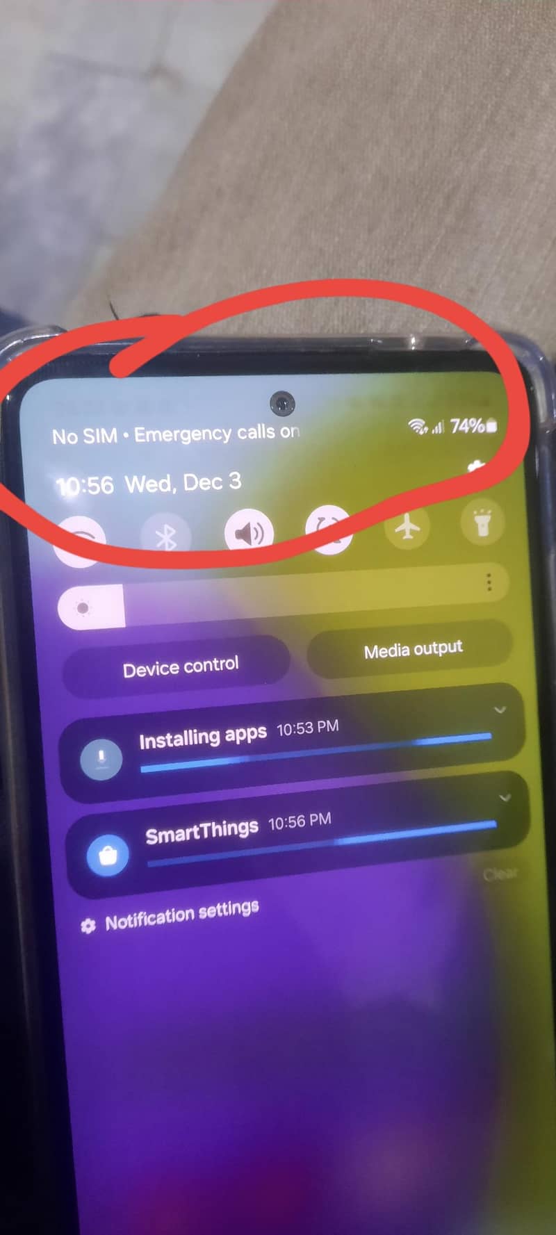Samsung a52 8+8gb ram 128 gb storage 8