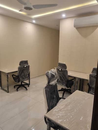 Furnished Office With 6 Seats Executive Conference Room Cafeteria Available In Model Town Link Road
