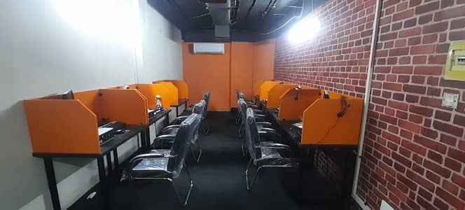 Furnished Office for rent in model town link road with 900 squarefeet cover area