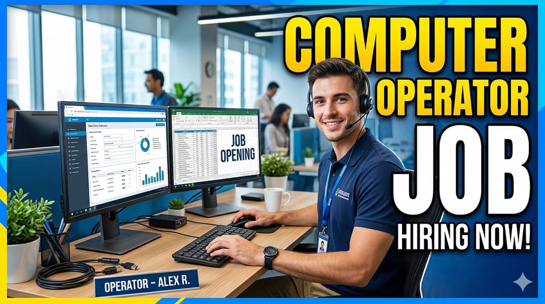 Computer Operator Required in Online Shopping Store - Clerical ...