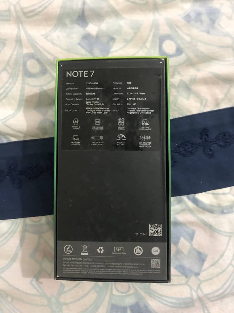INFINIX NOTE 7 read description 2