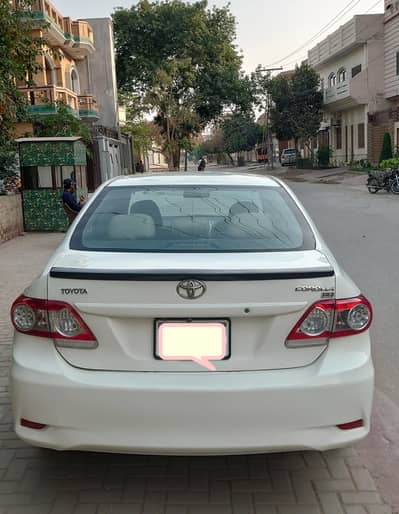 toyota carolla xli to Gli 2013