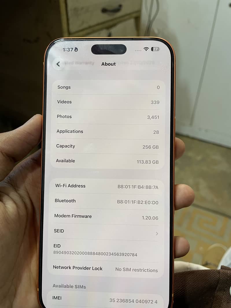 Ip 17 pro max 256 gb 2