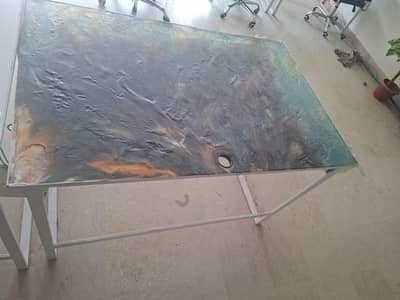 Office computer tables and chairs used