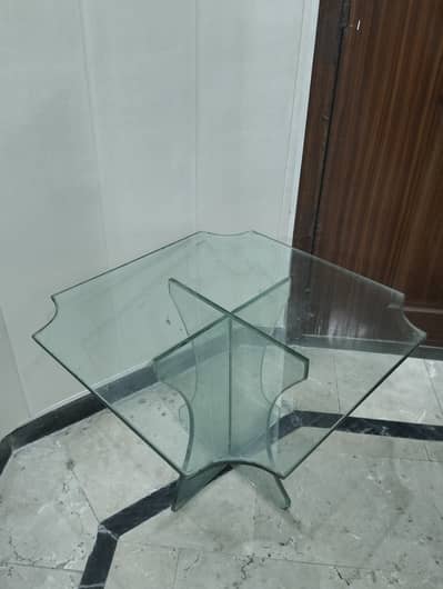 TOTAL GLASS TABLE SET FOR SALE