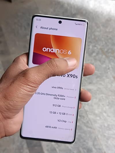 vivo x90s dual sim PTA approved - 12-512gb